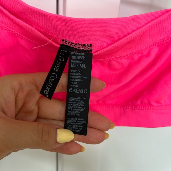 Hot pink bandeau top - Picture 2 of 2